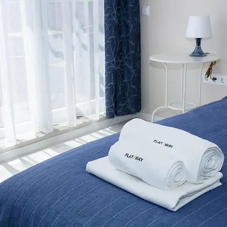 Апартамент Sunny Blue One-bedroom Flat With Balcony By Flat Mаnager