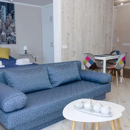 Apartament Sunny Blue One-bedroom Flat With Balcony By Flat Mаnager